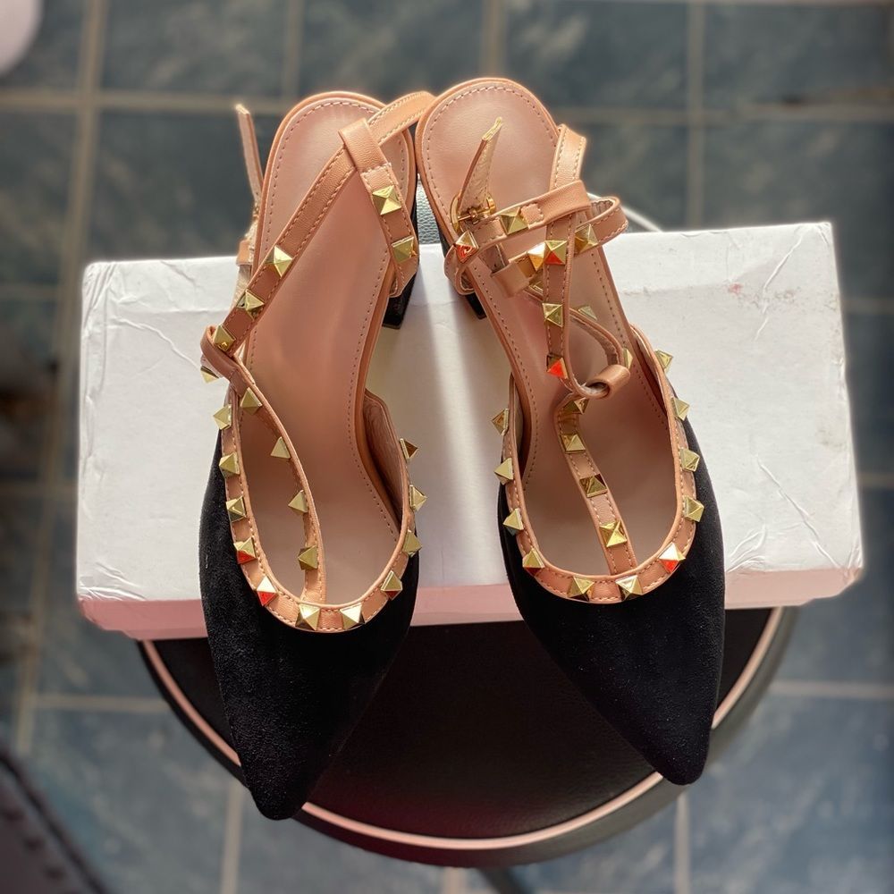 Black heels
